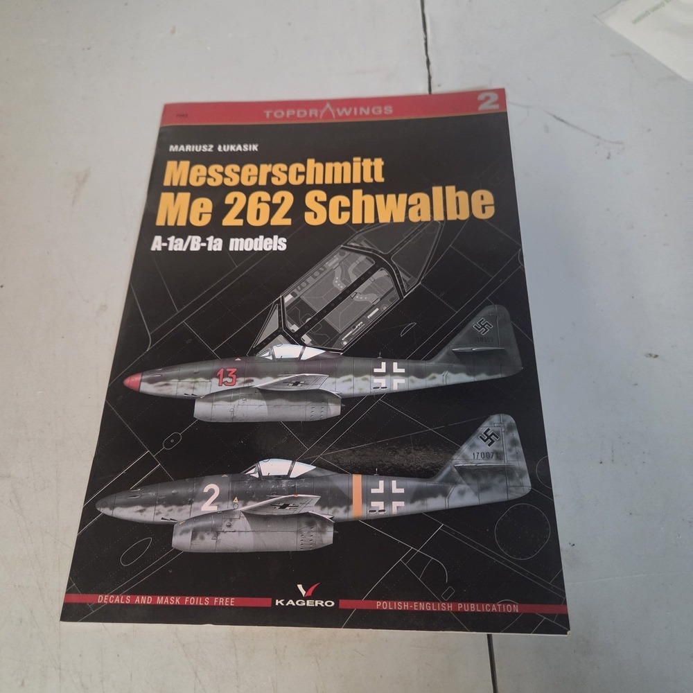 Messerschmitt Me262 Schwalbe: Top Drawings #2 (7002)